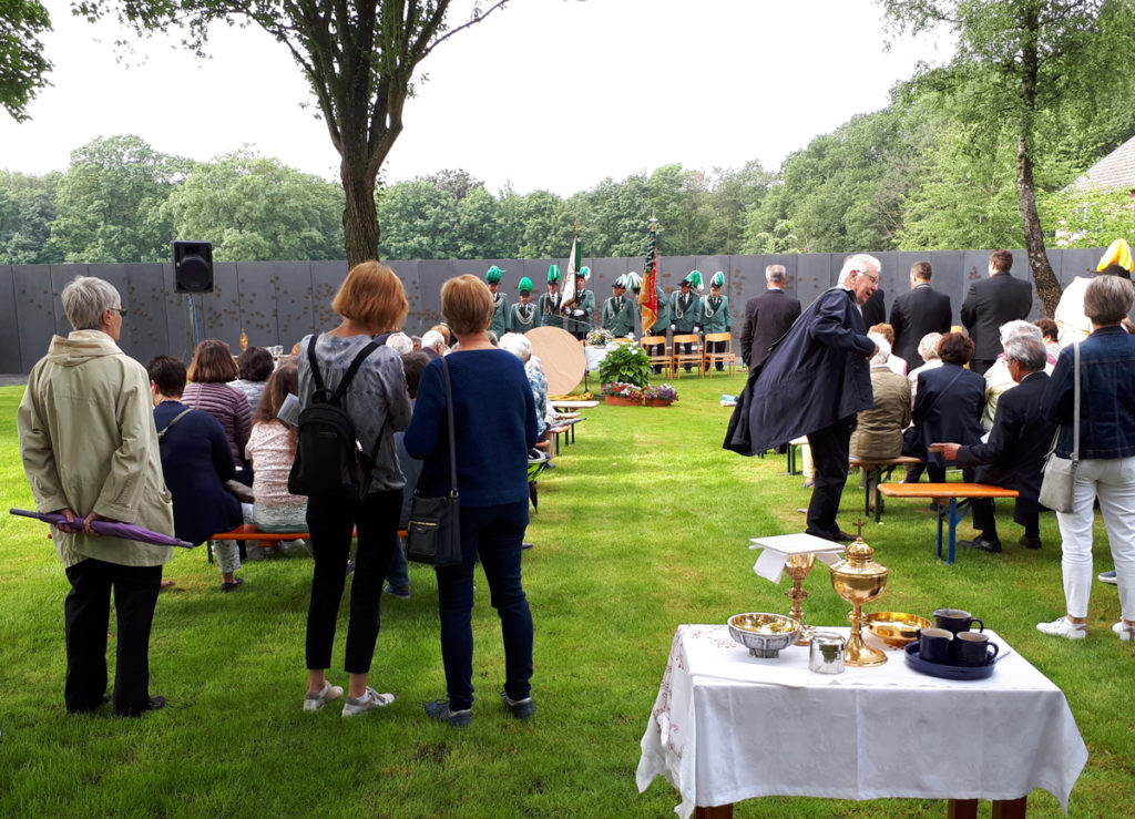 fronleichnam 2019, Gedenkstaätte Waldniel-Hostert